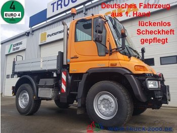 Tipper, Municipal/ Special vehicle Unimog U 400 4x4 3 S. Wechsellenkung 1.Hand Scheckheft: picture 1