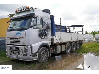 Dropside/ Flatbed truck VOLVO FH16 700 8x4*4 Flat truck with cover: picture 1