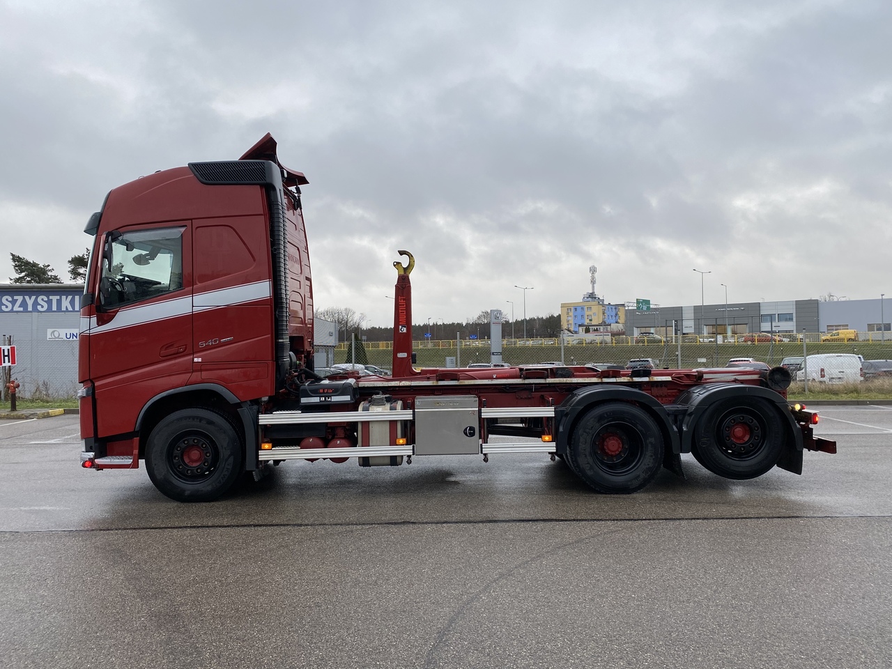 Hook lift truck, Crane truck VOLVO FH540: picture 7