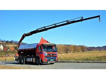 Tipper, Crane truck VOLVO FMX 410: picture 1