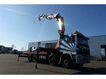Dropside/ Flatbed truck Volvo F12.400 8X2 PALFINGER PK45000 MANUAL FULL STEEL: picture 1