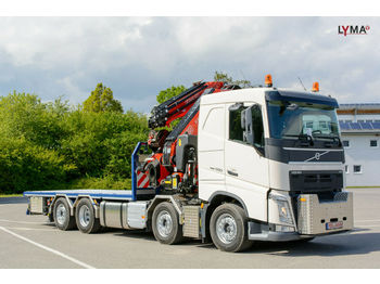 Dropside/ Flatbed truck, Crane truck Volvo FASSI 820RA2.27 FJ L426 8x2 - 360° - 100 %: picture 1