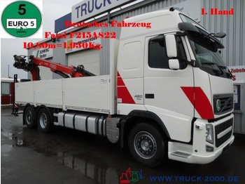 Dropside/ Flatbed truck Volvo FH13-420 Fassi 22T/M 11m=2t.*1.Hand DeutscherLKW: picture 1