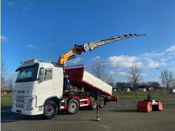 Tipper, Crane truck Volvo FH540 8X2 EFFER 395-8S KIPPER CRANE KRAN *DEMO*: picture 1