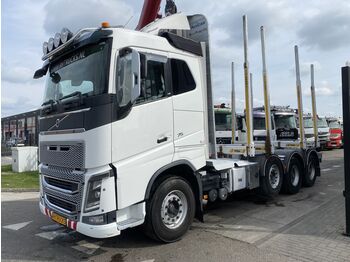 Cab chassis truck, Forestry trailer Volvo FH 16.750 8X4 - EURO 6 + HYDRAULIEK - HOLZTRANSP: picture 1
