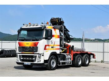 Timber truck, Crane truck Volvo FH 16 750 Holztransporter * 6x4 ! Top Zustand !: picture 1