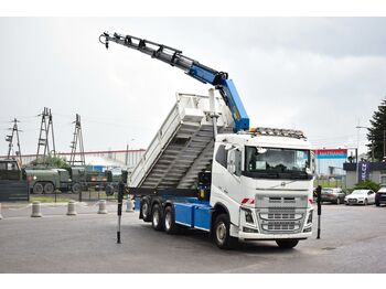 Volvo FMX 500 plateau 8X4 avec grue Palfinger 2013-..