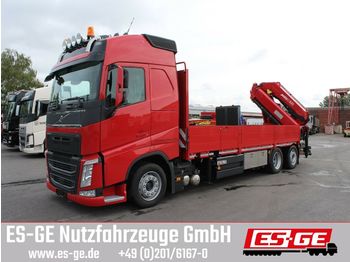 New Dropside/ Flatbed truck Volvo FH 460 CHH-LOW 6x2 mit MKG Ladekran HLK 531HP a5: picture 1