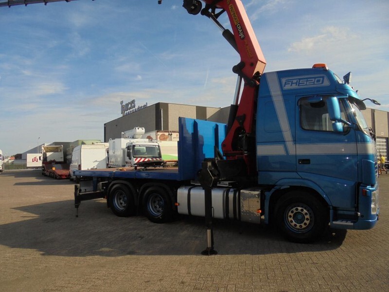 Dropside/ Flatbed truck, Crane truck Volvo FH 520 + EURO 5 + PALFINGER PK 36002 CRANE + Manual + Remote + Discounted from 89.500,-: picture 9