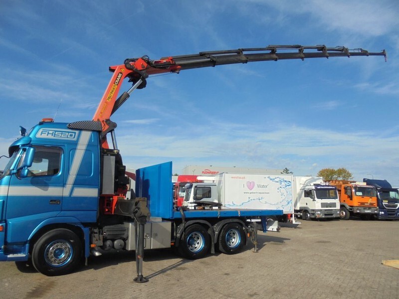 Dropside/ Flatbed truck, Crane truck Volvo FH 520 + EURO 5 + PALFINGER PK 36002 CRANE + Manual + Remote + Discounted from 89.500,-: picture 10