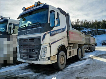 Tipper Volvo FH 540 6x4 Tipper truck with Sørling trailer.: picture 1