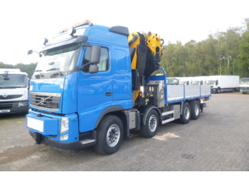 Dropside/ Flatbed truck Volvo FH 540 8X2 Euro 5 + Effer 685/6S + Jib 6S: picture 1
