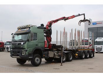 Timber truck, Crane truck Volvo FH 540 EURO 6,6X6,HYDR.CRANE PENZ 207p-9,60+DOLL: picture 1