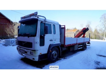 Dropside/ Flatbed truck, Crane truck Volvo FL250: picture 2