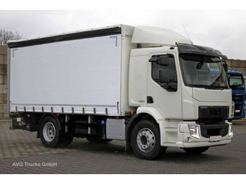 Curtainsider truck Volvo FL280,18t, E6, 5,23m+LBW,Schiebepl.+Edscha,Liege: picture 1