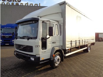 Curtainsider truck Volvo FL6.180 + manual + lift + euro 2: picture 1