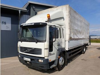 Curtainsider truck Volvo FL6 220 4x2 stake body: picture 1
