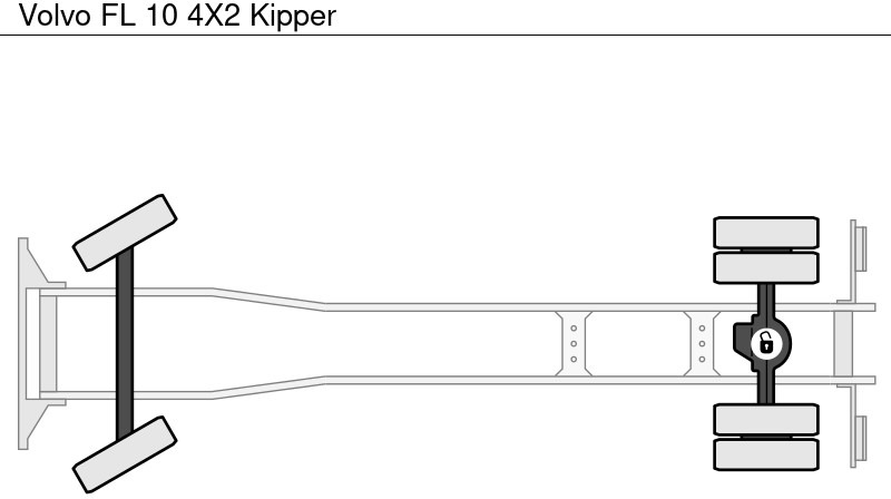 Tipper Volvo FL 10 4X2 Kipper: picture 11