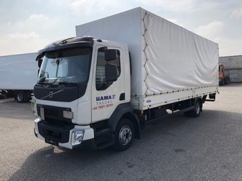 Curtainsider truck Volvo FL 210 Plane, Manual, E6, Ladebordwand: picture 1