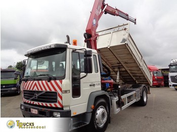 Tipper, Crane truck Volvo FL 250 Manual + KIPPER + HMF 1110 CRANE: picture 1