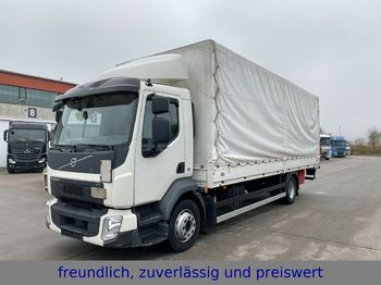 Curtainsider truck Volvo *FL 260*BORDWAND*EURO 6*AHK*DAUTEL 1,5 TON*: picture 1