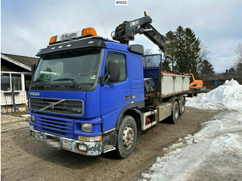 Tipper, Crane truck Volvo FM10 360 Tipp och kranbil: picture 1