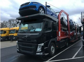 Autotransporter truck Volvo FM11 450E6 + Eurolohr 1.53 EVO: picture 1