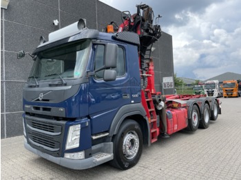 Container transporter/ Swap body truck, Crane truck Volvo FM500 8x2-4 Euro 6: picture 1