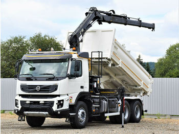 Tipper, Crane truck Volvo FMX 370 * Bordmatic + HIAB 166 B-3HIDUO+FUNK/6x4: picture 1