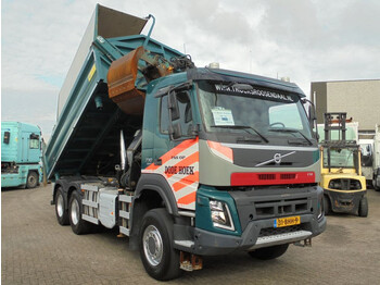 Tipper, Crane truck Volvo FMX 380 + Euro 6 + HMF Z Crane + 6x6 + Hardox KIPPER + Multi kap: picture 3
