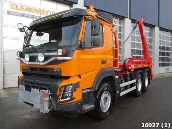 Skip loader truck Volvo FMX 410 6x4 Euro 6: picture 1