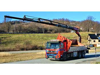 Tipper, Crane truck Volvo FMX 410 Kipper 6,45 m+ Kran/FUNK*6x4: picture 1