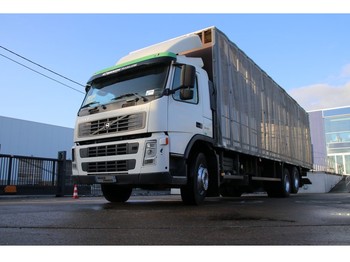 Curtainsider truck Volvo FM 12.340 -10 tires/pneus-plateau 10m+hayon 2000kg: picture 1