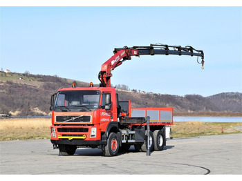 Crane truck Volvo FM 12 380 Pritsche 5,20m + HMF 2223 K5+FUNK/6x6: picture 2