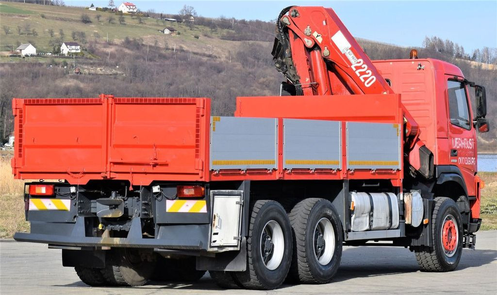 Crane truck Volvo FM 12 380 Pritsche 5,20m + HMF 2223 K5+FUNK/6x6: picture 6