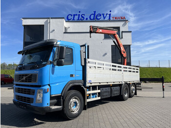 Crane truck, Dropside/ Flatbed truck Volvo FM 12 420 6x2  Palfinger 15500 | Lenk- Liftachse: picture 1