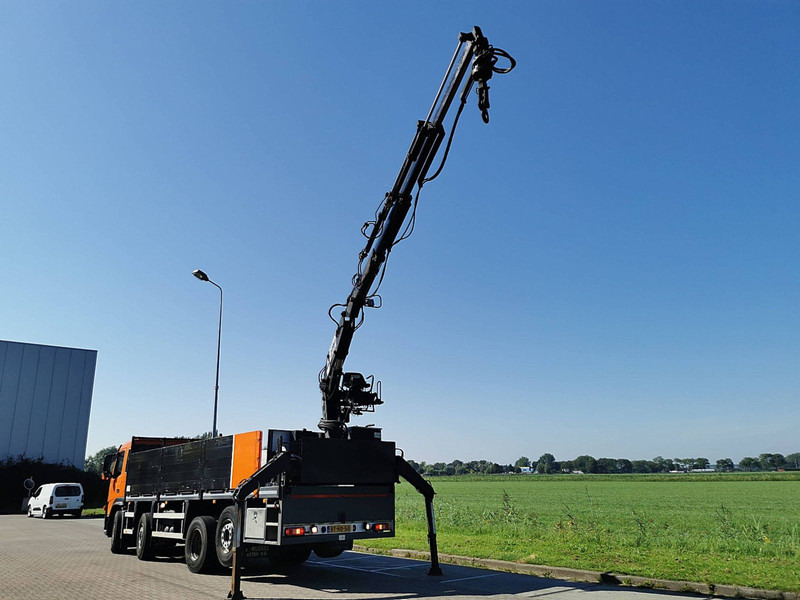 Dropside/ Flatbed truck, Crane truck Volvo FM 13.400 8x2 kennis crane: picture 7