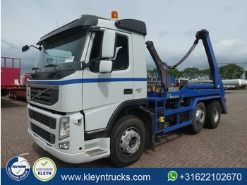 Skip loader truck Volvo FM 13.420 6x2 manual hyvalift: picture 1