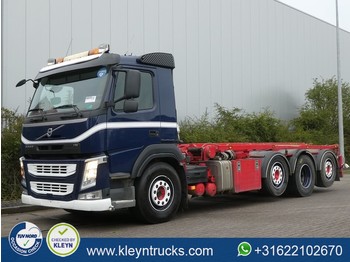 Skip loader truck Volvo FM 13.420 8x2 tridem euro 6: picture 1