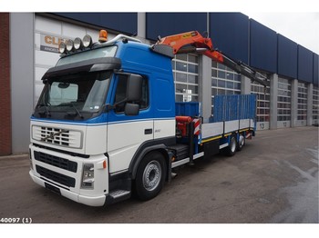 Dropside/ Flatbed truck Volvo FM 300 Palfinger 23 ton/meter laadkraan: picture 1