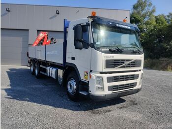 Dropside/ Flatbed truck, Crane truck Volvo FM 370 6X4 + FASSI 170A23 - EURO 5: picture 1