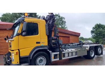 Hook lift truck, Crane truck Volvo FM 380, 6x2, HOOKLIFT+CRANE, ONLY 297000 KM: picture 1