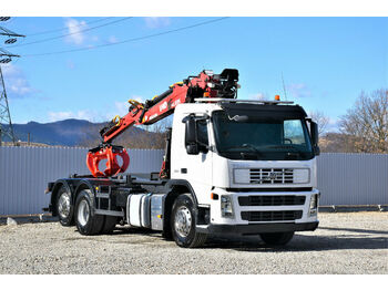 Hook lift truck, Crane truck Volvo FM 380 Abrollkipper 5,20m + LIV L14.69: picture 1