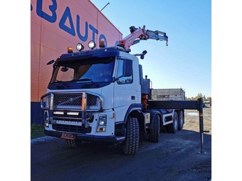 Container transporter/ Swap body truck, Crane truck Volvo FM 400 8x4 + PALFINGER PK18002: picture 1