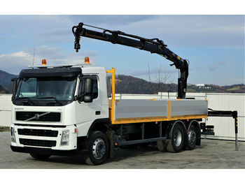 Dropside/ Flatbed truck, Crane truck Volvo FM 400 Pritsche 6,80m +Kran/FUNK 6x2 Topzustand!: picture 1