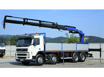 Dropside/ Flatbed truck Volvo FM 400 Pritsche 7,50m + Kran *8x4*!: picture 1