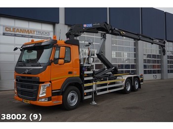 Hook lift truck Volvo FM 410 Euro 6 HMF 21 ton/meter laadkraan: picture 1
