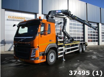 Hook lift truck Volvo FM 410 Euro 6 HMF 21 ton/meter laadkraan: picture 1