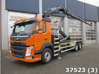 Hook lift truck Volvo FM 410 HMF 21 ton/meter laadkraan: picture 1