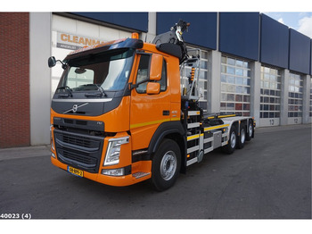 Hook lift truck Volvo FM 420 8x2 HMF 28 ton/meter laadkraan: picture 2
